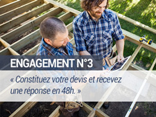 Engagement N°3 - Constituez votre devis et recevez une réponse en 48h