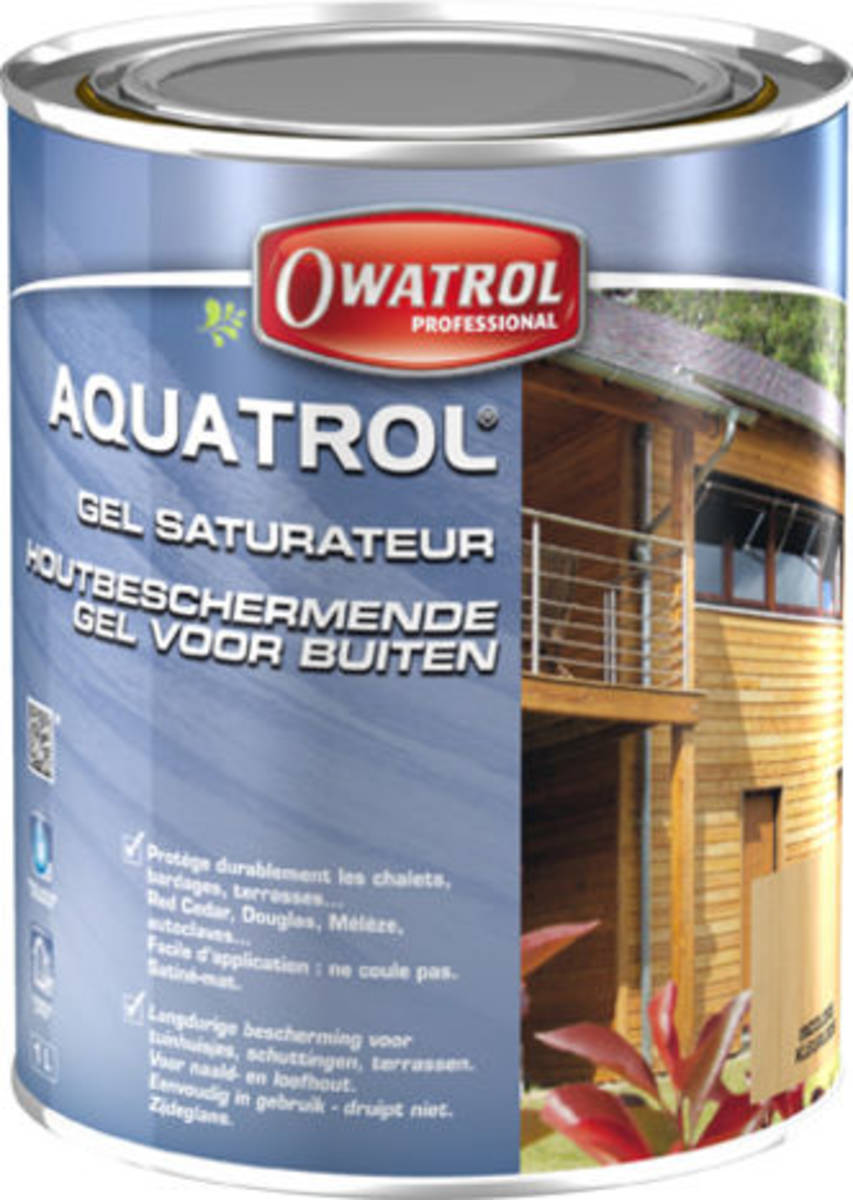 Saturateur pour bois tendres AQUATROL - 5L - incolore