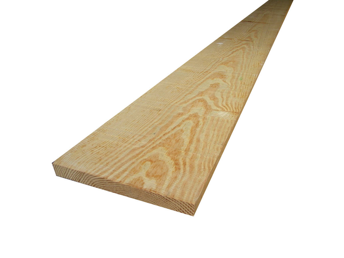 Bois massif en Pin de caroline - yellow pine 34x305mm