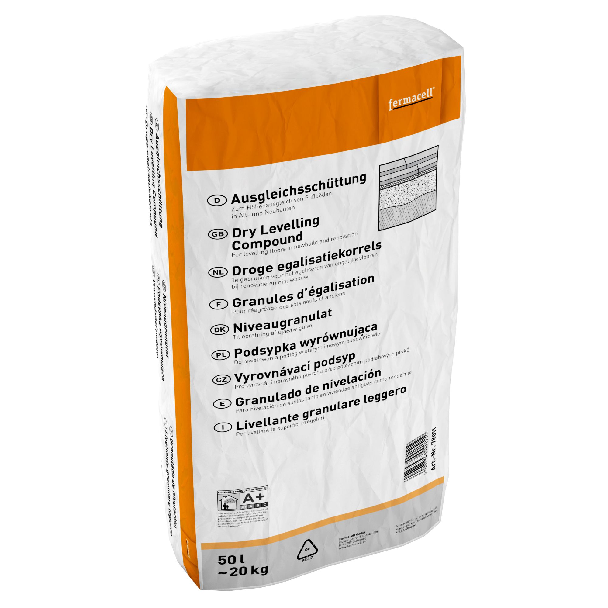 Granules d'égalisation fermacell MBA Bois et construction durable