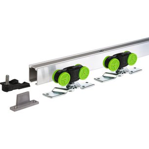 Kit de garniture de porte coulissante MA - Avec rail 240- Capacité 40 kg - ma40a-240