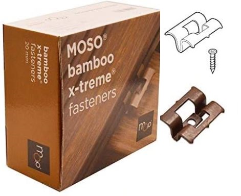 Boite 90 clips + vis Moso X-TREME®